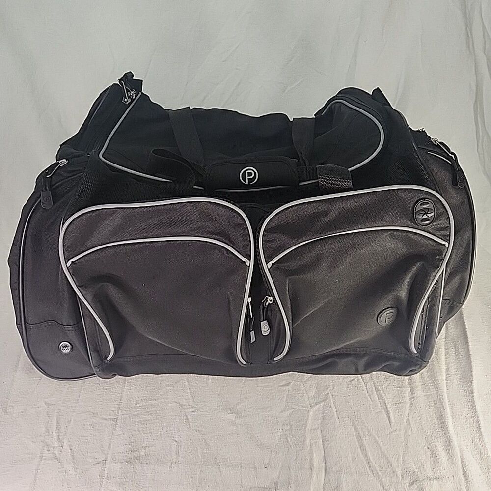 Duffel Bag Protege 28" Sports Black Large Multiple Pockets Travel Luggage READ